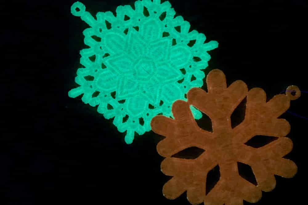 Machine embroider all kinds of ornaments and decorations using freestanding lace to add a unique touch to your projects.