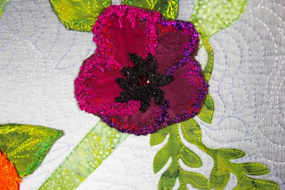 Dazzle™ makes gorgeous bobbin work that stands out beautifully for any decorative application.