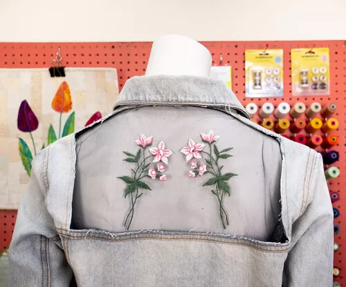 Use Silco™ to embroider onto garments for a beautiful, colourfast and strong finish.