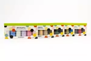 A picture of InvisaFil Mini Packs, our invisible thread.