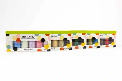 A picture of InvisaFil Mini Packs, our invisible thread.