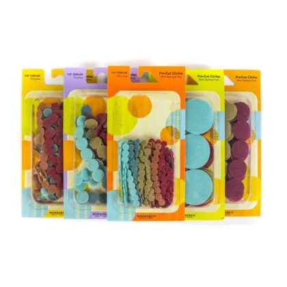 A picture of Sue Spargo pre-cut wool circles.