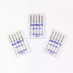 Close up of the sewing machine needles Schmetz.