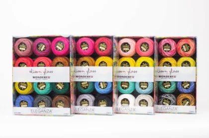 A picture of Alison Glass Eleganza Perle Cotton Thread Packs.