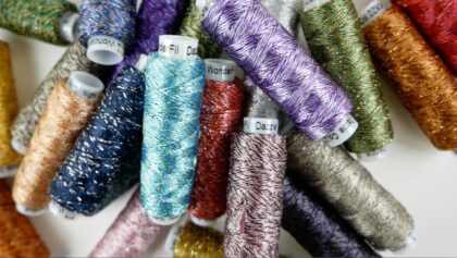 Sue Spargo Dazzle™ 8wt Rayon with Metallic Thread