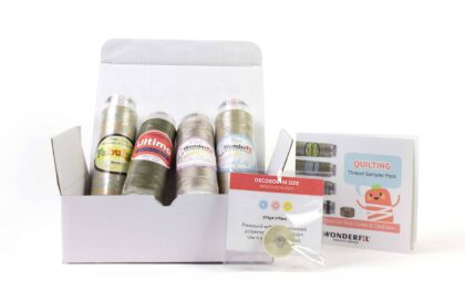 A picture of the Quilting Thread Sampler by WonderFil.
