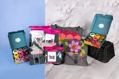 A close-up of the Aster & Anne kits.