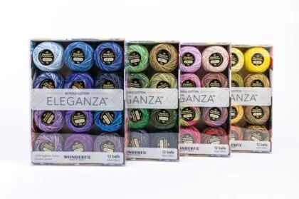 A picture of Eleganza™ Variegated Perle Cotton Packs.