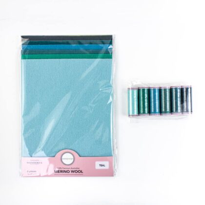 Wool Applique Bundle - Teal