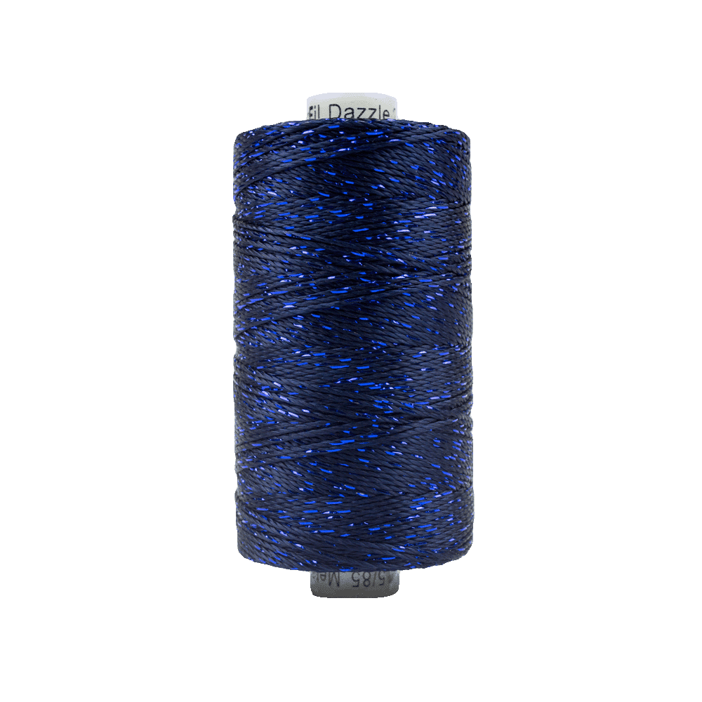 DZ7148 - Dazzle 8wt Rayon and Metallic Thread Midnight Blue