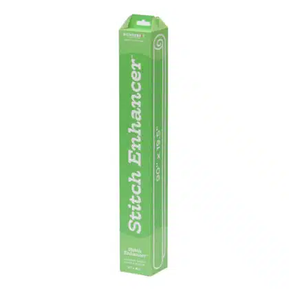 Close-up of Stitch Enhancer™ a machine embroidery notion by WonderFil.