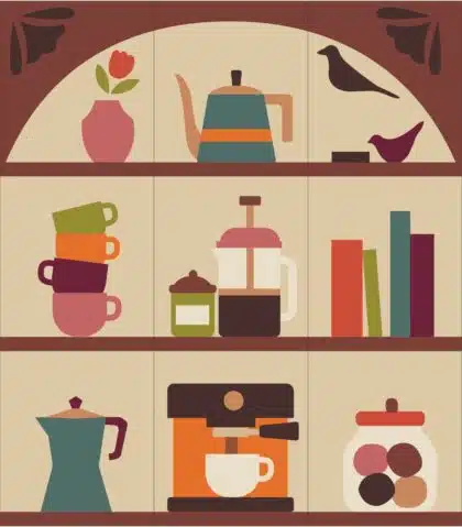 Close-up of all the Coffee Break BOM 2025 blocks