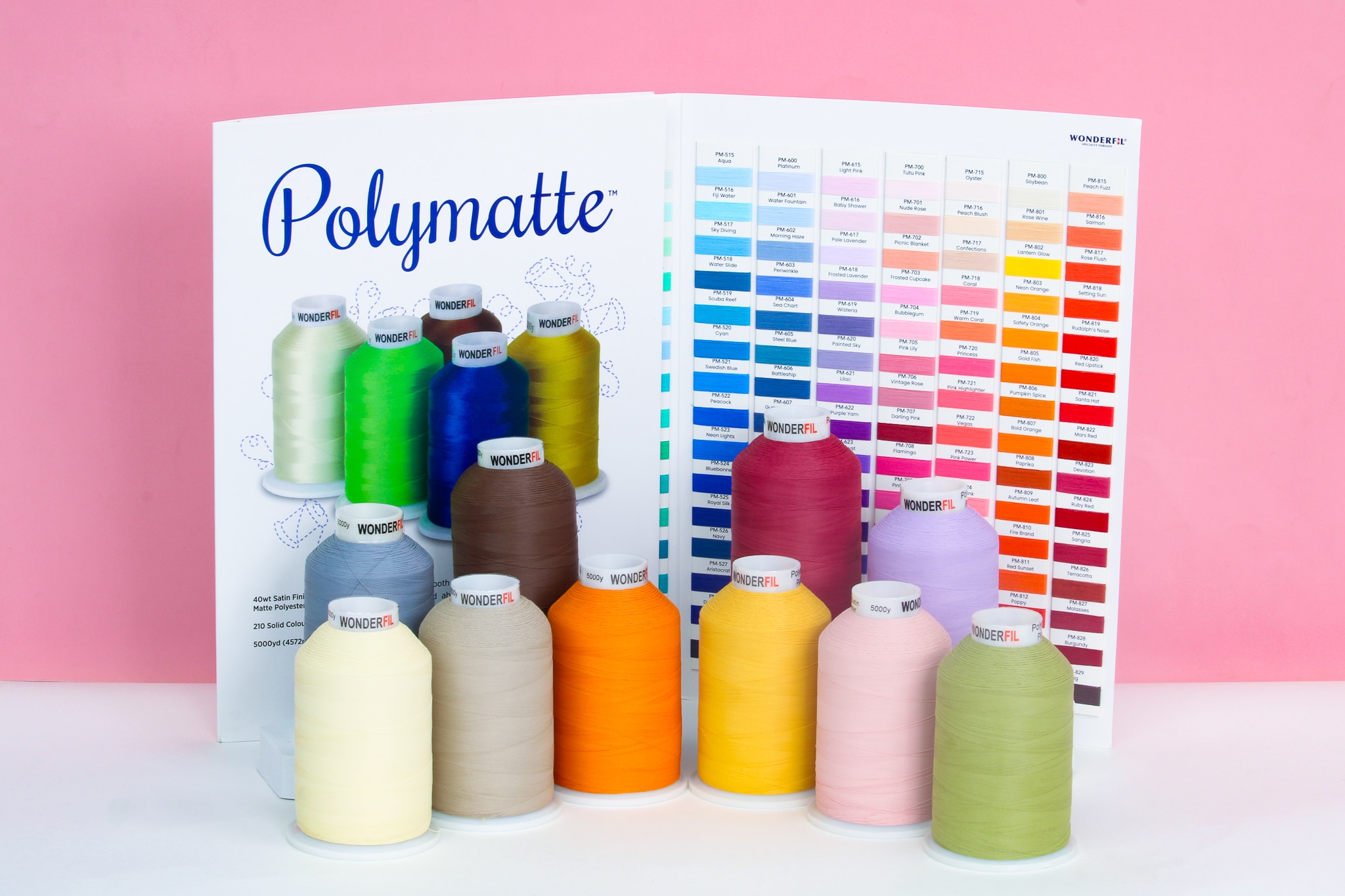 ✨ Polymatte™: The Matte Polyester Thread for Quilting and Machine Embroidery