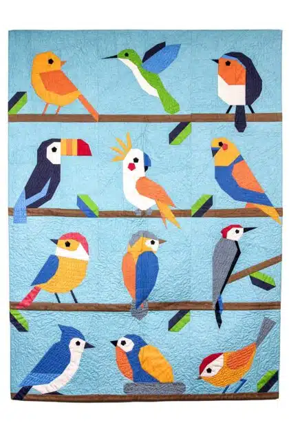 Bird Watcher Block of the Month Patterns (FPP)