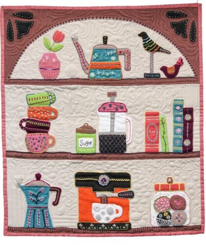 Coffee Break Block of the Month Patterns (Wool Appliqué)